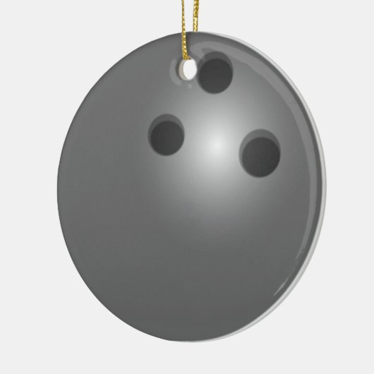 kerstversiering voor Bowling Keramisch Ornament (Links)