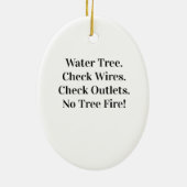 kerstversiering voor brandveiligheid keramisch ornament (Achterkant)