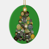 kerstversiering voor Button Collectors Keramisch Ornament (Rechts)