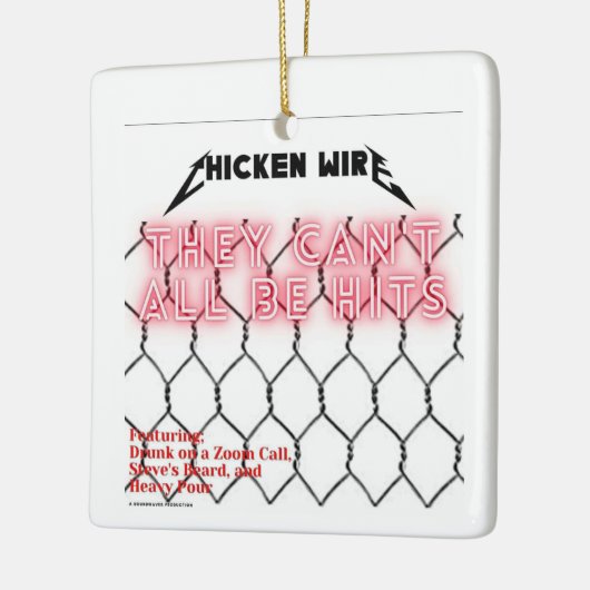 Kerstversiering voor Chicken Wire Keramisch Ornament (Links)