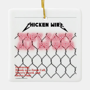Kerstversiering voor Chicken Wire Keramisch Ornament