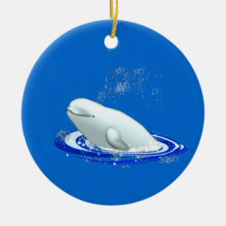kerstversiering voor de Beluga Whale Keramisch Ornament