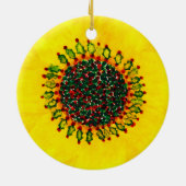 kerstversiering voor de feestdag keramisch ornament (Achterkant)