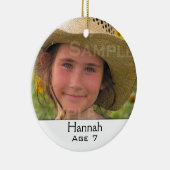 kerstversiering voor de multi-fotoserie keramisch ornament (Rechts)