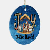 Kerstversiering voor de Wereld Keramisch Ornament (Rechts)