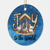 Kerstversiering voor de Wereld Keramisch Ornament (Links)