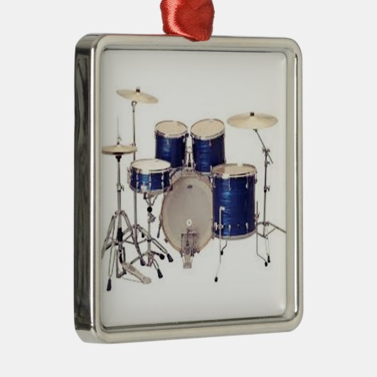 KERSTVERSIERING VOOR DRUMMER METALEN ORNAMENT (Rechts)