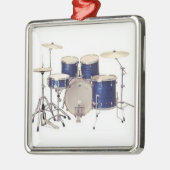 KERSTVERSIERING VOOR DRUMMER METALEN ORNAMENT (Links)