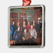 kerstversiering voor foto's metalen ornament (Links)