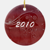 kerstversiering voor  geiten keramisch ornament (Achterkant)