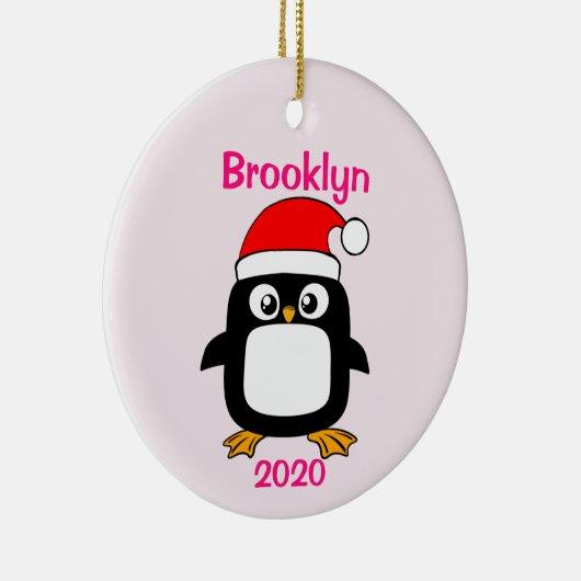 kerstversiering voor gepersonaliseerd meisje keramisch ornament (Rechts)