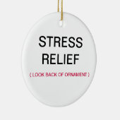 kerstversiering voor het prediken van Hands Stress Keramisch Ornament (Rechts)