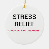 kerstversiering voor het prediken van Hands Stress Keramisch Ornament (Voorkant)
