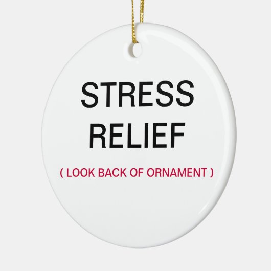 kerstversiering voor het prediken van Hands Stress Keramisch Ornament (Links)