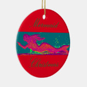 kerstversiering voor maid keramisch ornament (Rechts)