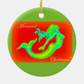 kerstversiering voor maid keramisch ornament (Achterkant)