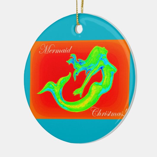 kerstversiering voor maid keramisch ornament (Links)