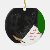 Kerstversiering voor Newfoundland Keramisch Ornament (Voorkant)