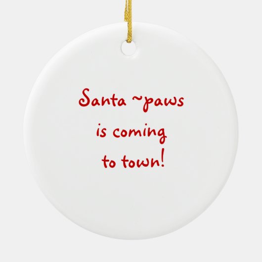 Kerstversiering voor Newfoundland Keramisch Ornament (Achterkant)