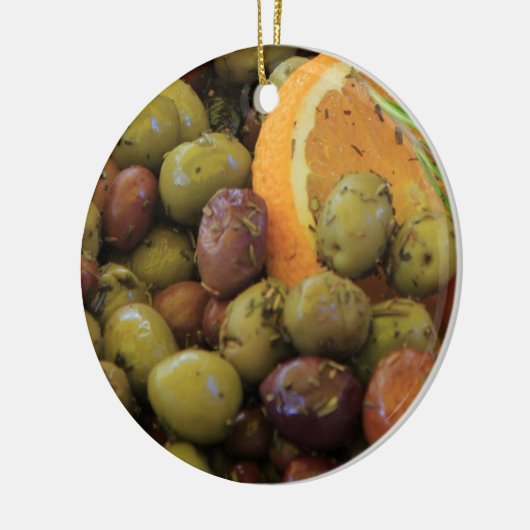 Kerstversiering voor orven keramisch ornament (Links)