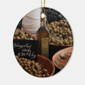Kerstversiering voor orven keramisch ornament (Links)