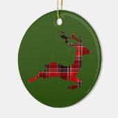 kerstversiering voor rendieren keramisch ornament (Links)