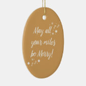 Kerstversiering voor Runners! Merry Miles 3.0 Keramisch Ornament (Rechts)