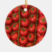 Kerstversiering voor tomaten keramisch ornament (Voorkant)