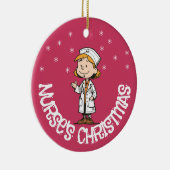 kerstversiering voor verpleegkundigen | Aangepast  Keramisch Ornament (Rechts)