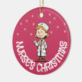 kerstversiering voor verpleegkundigen | Aangepast  Keramisch Ornament (Links)