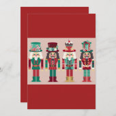 kerstversiering voor voedingskrakers feestdagenkaart (Voorkant / Achterkant)