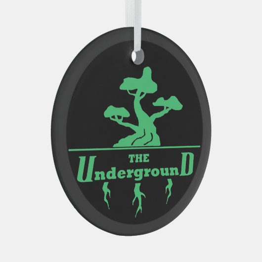 kerstversiering voor zakelijke Logo Glas Ornament (Voorkant Rechts)