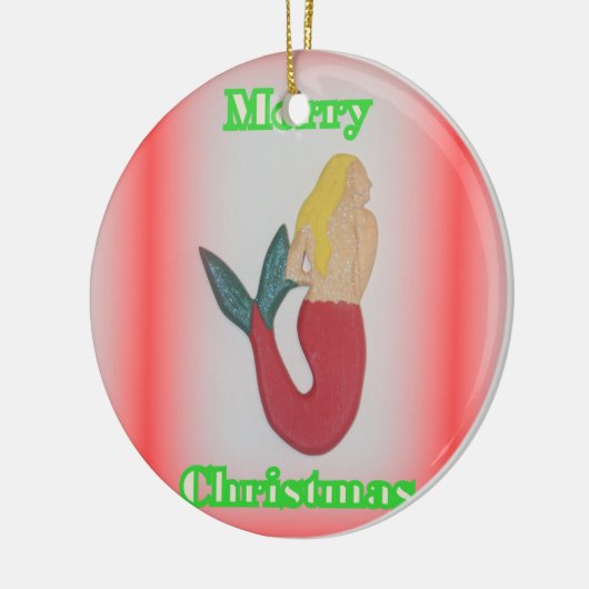 kerstversiering voor zeemeervis en walvis keramisch ornament (Links)
