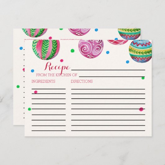 kerstversiering Vrijgezellenfeest Kaarten ontvange (Voorkant / Achterkant)