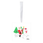 Kerstversiering: vrolijk decoratie (Rechts)