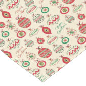 Kerstversiering, vrolijk kerstfeest korte tafelloper (Hoek)