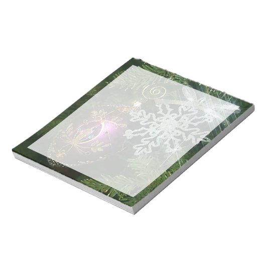 kerstversieringen 2 notitieblok (Linkerzijde)