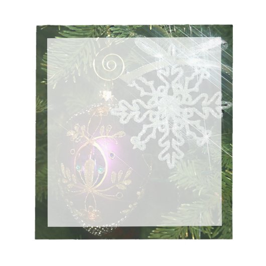 kerstversieringen 2 notitieblok (Voorkant)