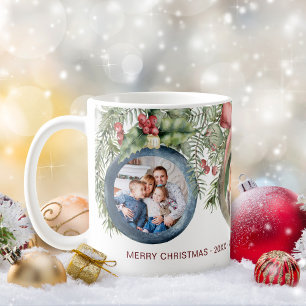 Kerstversieringen 3 Foto's Koffiemok