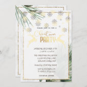 Kerstversieringen, Beste, Kerstakerfeest Kaart (Voorkant / Achterkant)