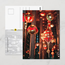 Kerstversieringen - briefkaart