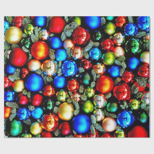 kerstversieringen; cadeaupapier (Vlak)