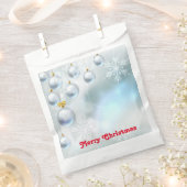 kerstversieringen en sneeuwvlokken bedankzakje (Geknipt)