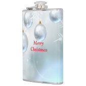 kerstversieringen en sneeuwvlokken heupfles (Links)