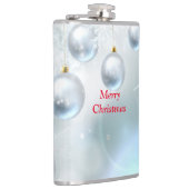 kerstversieringen en sneeuwvlokken heupfles (Rechts)