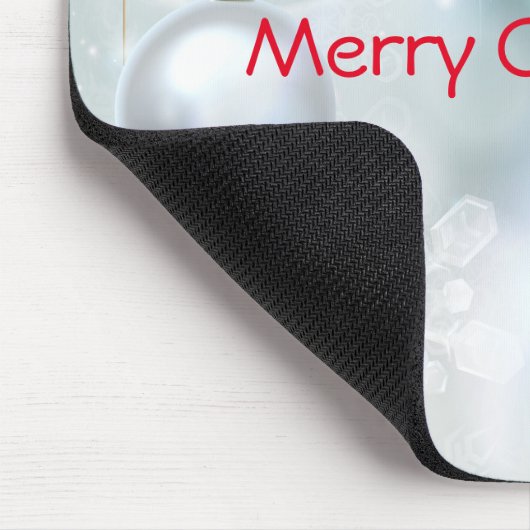 kerstversieringen en sneeuwvlokken muismat (Hoek)