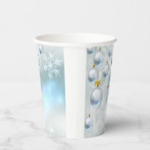 kerstversieringen en sneeuwvlokken papieren bekers (Rechts)