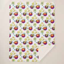 kerstversieringen en sterrenafdrukken