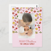 kerstversieringen feestdag feestelijke foto briefkaart (Voorkant / Achterkant)