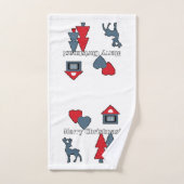 kerstversieringen, geschenk bad handdoek (Handdoek)